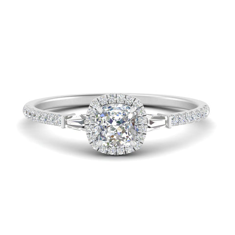 baguette-cushion-cut-halo-accented-diamond-engagement-ring-in-white-gold-FD10047CUR-NL-WG