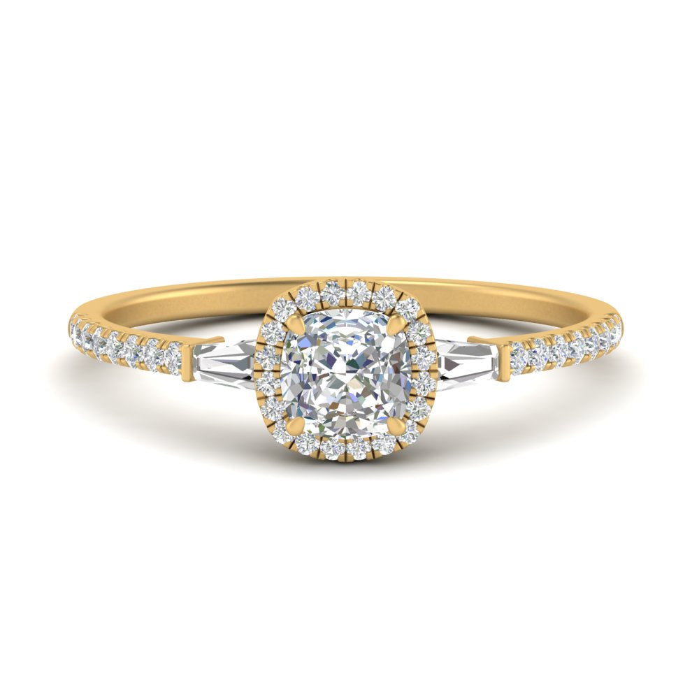 baguette-cushion-cut-halo-accented-diamond-engagement-ring-in-yellow-gold-FD10047CUR-NL-YG