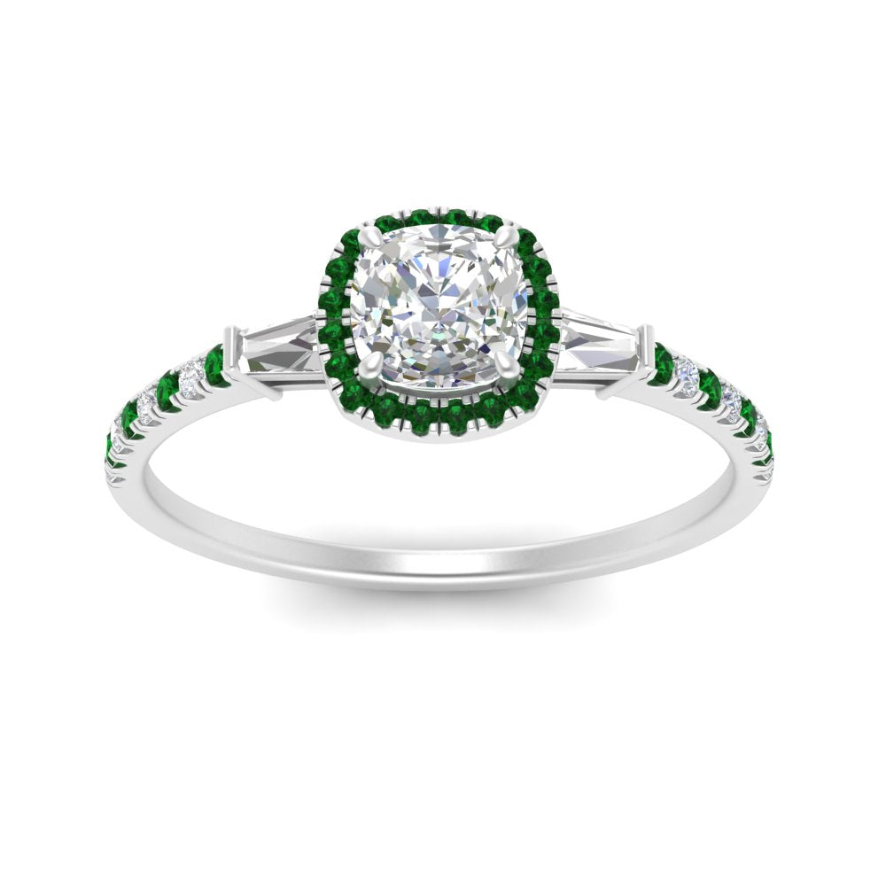 baguette-cushion-cut-halo-accented-emerald-engagement-ring-in-white-gold-FD10047CURGEMGRANGLE5-NL-WG