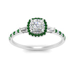 Load image into Gallery viewer, baguette-cushion-cut-halo-accented-emerald-engagement-ring-in-white-gold-FD10047CURGEMGRANGLE5-NL-WG_be5c6903-e7fa-4f09-b803-2d6334b302fe