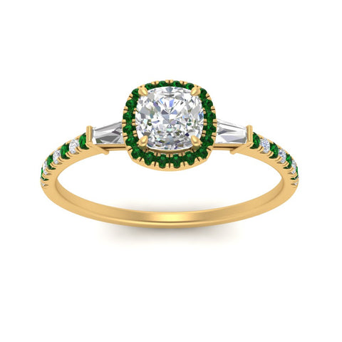baguette-cushion-cut-halo-accented-emerald-engagement-ring-in-yellow-gold-FD10047CURGEMGRANGLE5-NL-YG