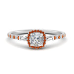 Load image into Gallery viewer, baguette-cushion-cut-halo-accented-orange-sapphire-engagement-ring-in-white-gold-FD10047CURGSAOR-NL-WG_5a97eb6f-f898-44b8-a26c-8eb01e5295a4