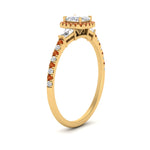 Load image into Gallery viewer, baguette-cushion-cut-halo-accented-orange-sapphire-engagement-ring-in-yellow-gold-FD10047CURGSAORANGLE2-NL-YG_3e8f5961-bd07-494f-a9b2-64415be4d242