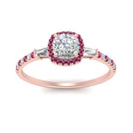 Load image into Gallery viewer, baguette-cushion-cut-halo-accented-pink-sapphire-engagement-ring-in-rose-gold-FD10047CURGSADRPIANGLE5-NL-RG_048b3f98-0773-4e54-8e6d-c4c8dcd28217