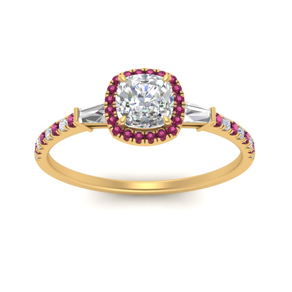 baguette-cushion-cut-halo-accented-pink-sapphire-engagement-ring-in-yellow-gold-FD10047CURGSADRPIANGLE5-NL-YG