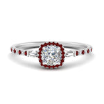 Load image into Gallery viewer, baguette-cushion-cut-halo-accented-ruby-engagement-ring-in-white-gold-FD10047CURGRUDR-NL-WG_0d0ca0d5-f02b-47d1-86fb-da370ac72367
