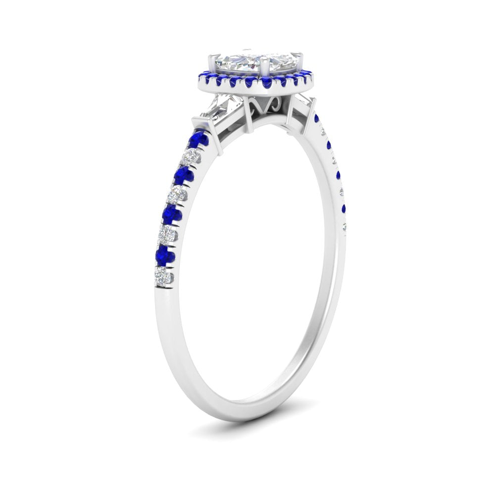 baguette-cushion-cut-halo-accented-sapphire-engagement-ring-in-white-gold-FD10047CURGSABLANGLE2-NL-WG