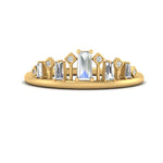 Load image into Gallery viewer, baguette-diamond-band-for-solitaire-ring-in-yellow-gold-FD9810BANGEL3-NL-YG.jpg
