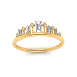 Load image into Gallery viewer, baguette-diamond-band-for-solitaire-ring-in-yellow-gold-FD9810BANGEL3-NL-YG.jpg
