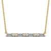 Load image into Gallery viewer, baguette-diamond-bar-necklace-in-FD-PD86790-NL-YG