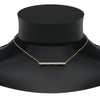 Load image into Gallery viewer, baguette-diamond-bar-necklace-in-FD-PD86790-NL-YG