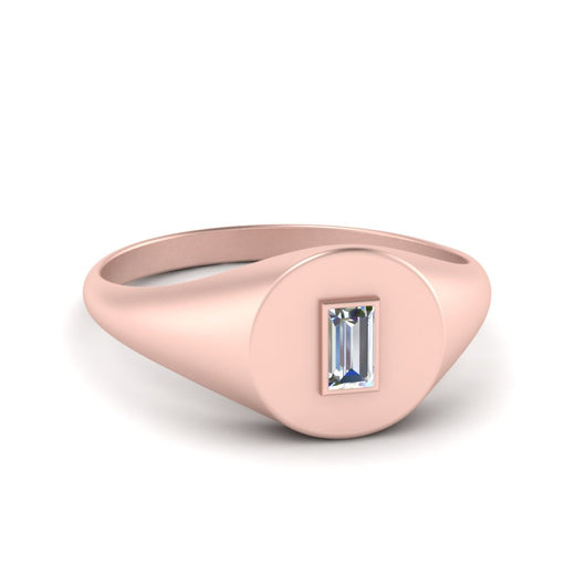 Baguette Signet Ring