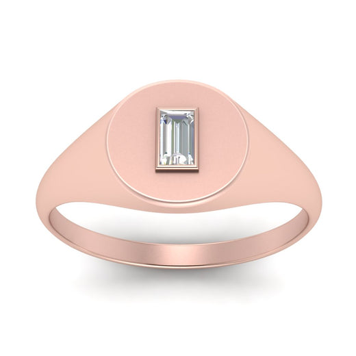 Baguette Signet Ring