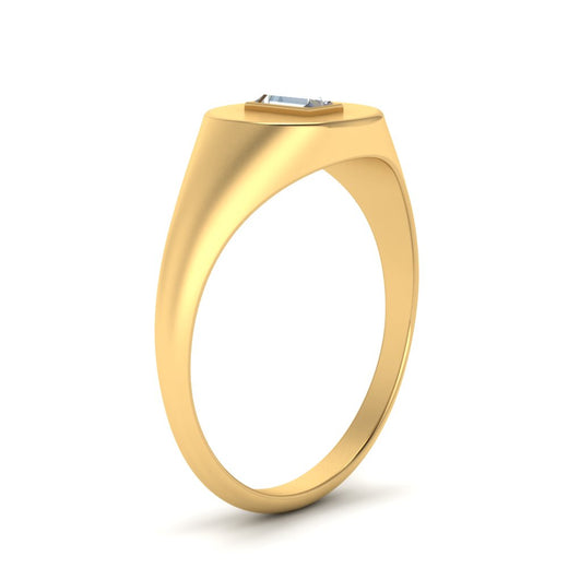 Baguette Signet Ring