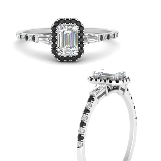 baguette-emerald-cut-halo-accented-black-diamond-engagement-ring-in-white-gold-FD10047EMRGBLACKANGLE3-NL-WG