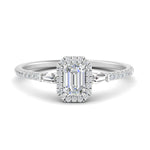 Load image into Gallery viewer, baguette-emerald-cut-halo-accented-diamond-engagement-ring-in-white-gold-FD10047EMR-NL-WG