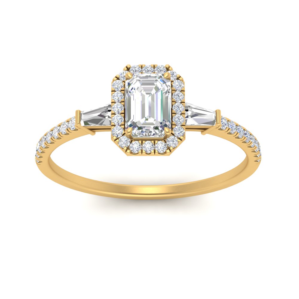 baguette-emerald-cut-halo-accented-diamond-engagement-ring-in-yellow-gold-FD10047EMRANGLE5-NL-YG