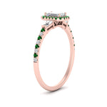 Load image into Gallery viewer, baguette-emerald-cut-halo-accented-emerald-engagement-ring-in-rose-gold-FD10047EMRGEMGRANGLE2-NL-RG