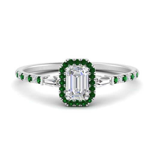 baguette-emerald-cut-halo-accented-emerald-engagement-ring-in-white-gold-FD10047EMRGEMGR-NL-WG