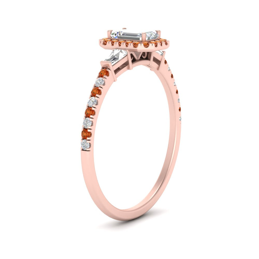 baguette-emerald-cut-halo-accented-orange-sapphire-engagement-ring-in-rose-gold-FD10047EMRGSAORANGLE2-NL-RG