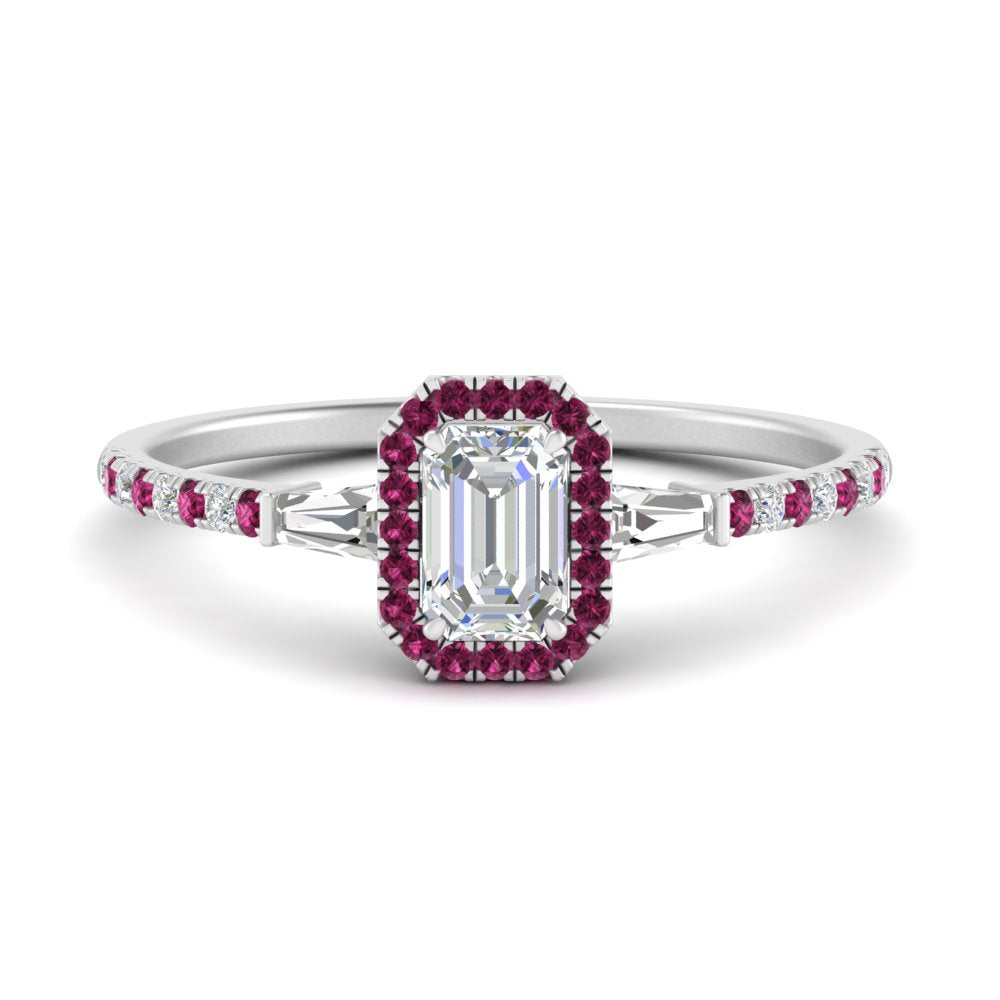 baguette-emerald-cut-halo-accented-pink-sapphire-engagement-ring-in-white-gold-FD10047EMRGSADRPI-NL-WG