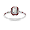 Load image into Gallery viewer, baguette-emerald-cut-halo-accented-ruby-engagement-ring-in-white-gold-FD10047EMRGRUDRANGLE5-NL-WG