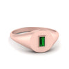Load image into Gallery viewer, Baguette Signet Ring