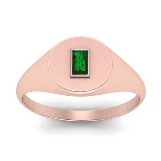 Baguette Signet Ring