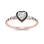 Load image into Gallery viewer, baguette-heart-shaped-halo-accented-black-diamond-engagement-ring-in-rose-gold-FD10047HTRGBLACKANGLE5-NL-RG