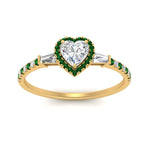 Load image into Gallery viewer, baguette-heart-shaped-halo-accented-emerald-engagement-ring-in-yellow-gold-FD10047HTRGEMGRANGLE5-NL-YG