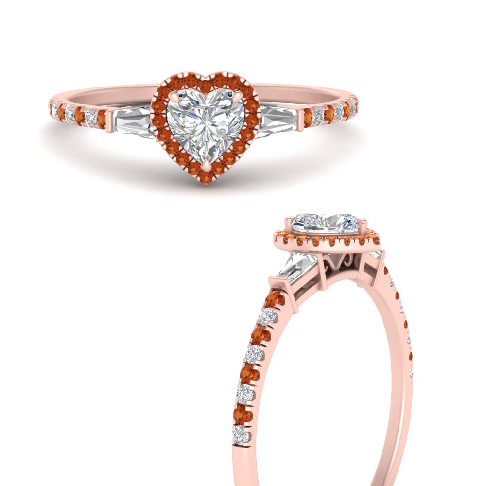 baguette-heart-shaped-halo-accented-orange-sapphire-engagement-ring-in-rose-gold-FD10047HTRGSAORANGLE3-NL-RG
