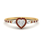 Load image into Gallery viewer, baguette-heart-shaped-halo-accented-ruby-engagement-ring-in-yellow-gold-FD10047HTRGRUDR-NL-YG