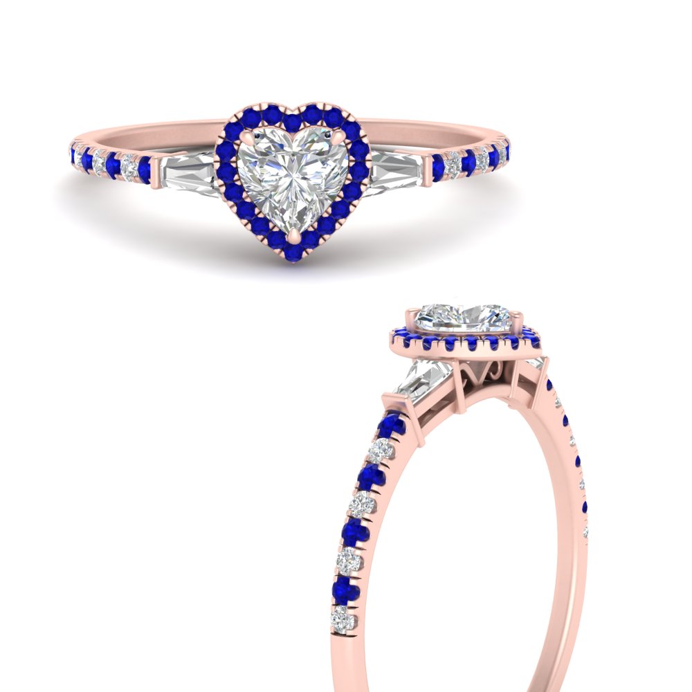 baguette-heart-shaped-halo-accented-sapphire-engagement-ring-in-rose-gold-FD10047HTRGSABLANGLE3-NL-RG