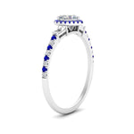 Load image into Gallery viewer, baguette-heart-shaped-halo-accented-sapphire-engagement-ring-in-white-gold-FD10047HTRGSABLANGLE2-NL-WG