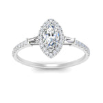 Load image into Gallery viewer, baguette-marquise-cut-halo-accented-diamond-engagement-ring-in-white-gold-FD10047MQRANGLE5-NL-WG