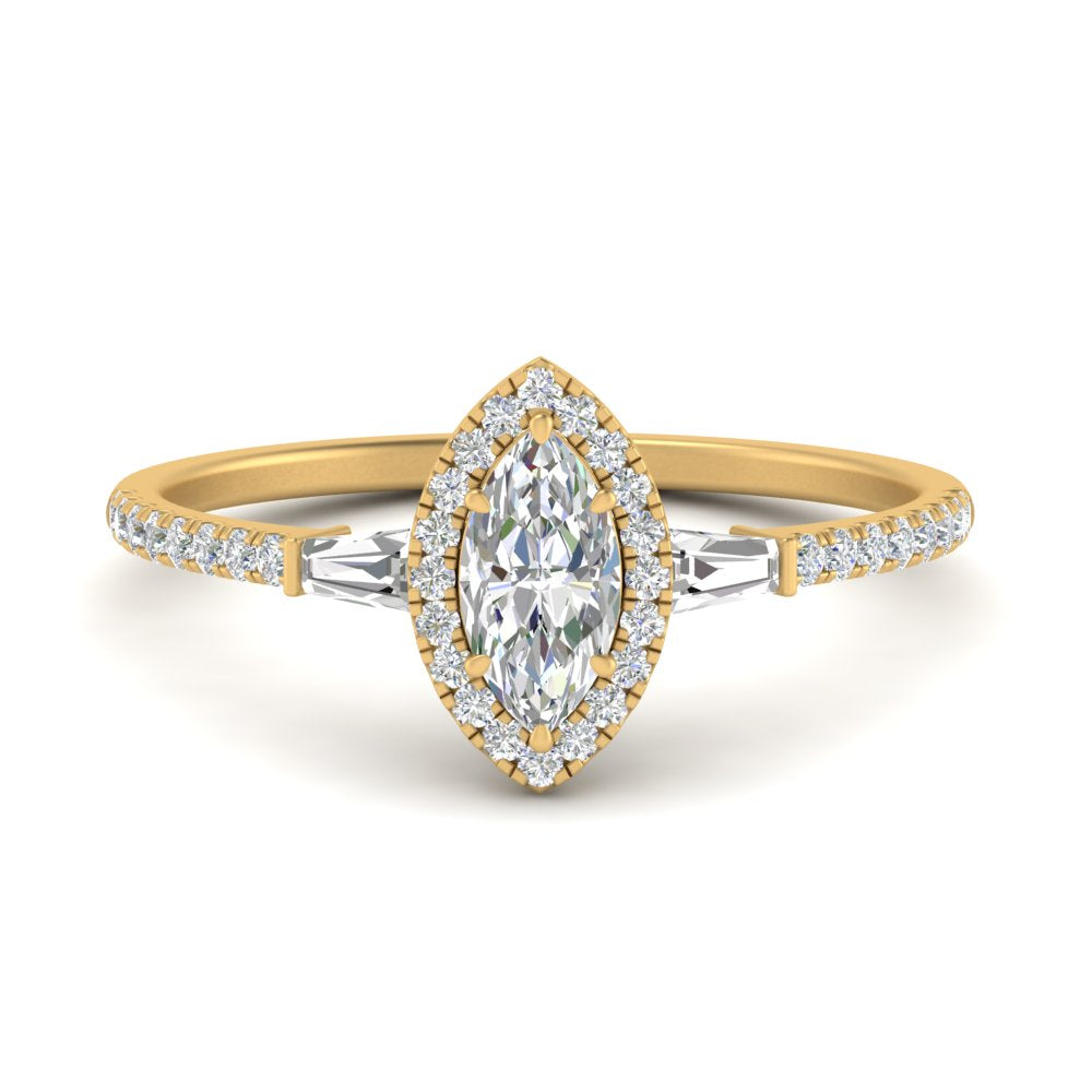baguette-marquise-cut-halo-accented-diamond-engagement-ring-in-yellow-gold-FD10047MQR-NL-YG