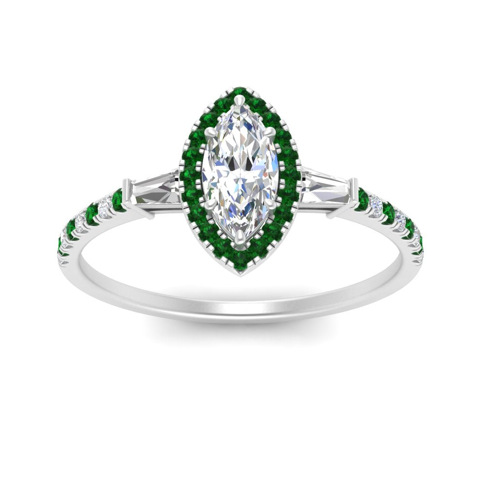 baguette-marquise-cut-halo-accented-emerald-engagement-ring-in-white-gold-FD10047MQRGEMGRANGLE5-NL-WG