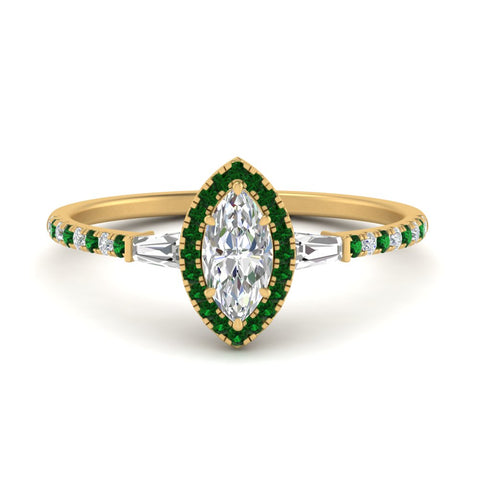baguette-marquise-cut-halo-accented-emerald-engagement-ring-in-yellow-gold-FD10047MQRGEMGR-NL-YG