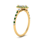 Load image into Gallery viewer, baguette-marquise-cut-halo-accented-emerald-engagement-ring-in-yellow-gold-FD10047MQRGEMGRANGLE2-NL-YG