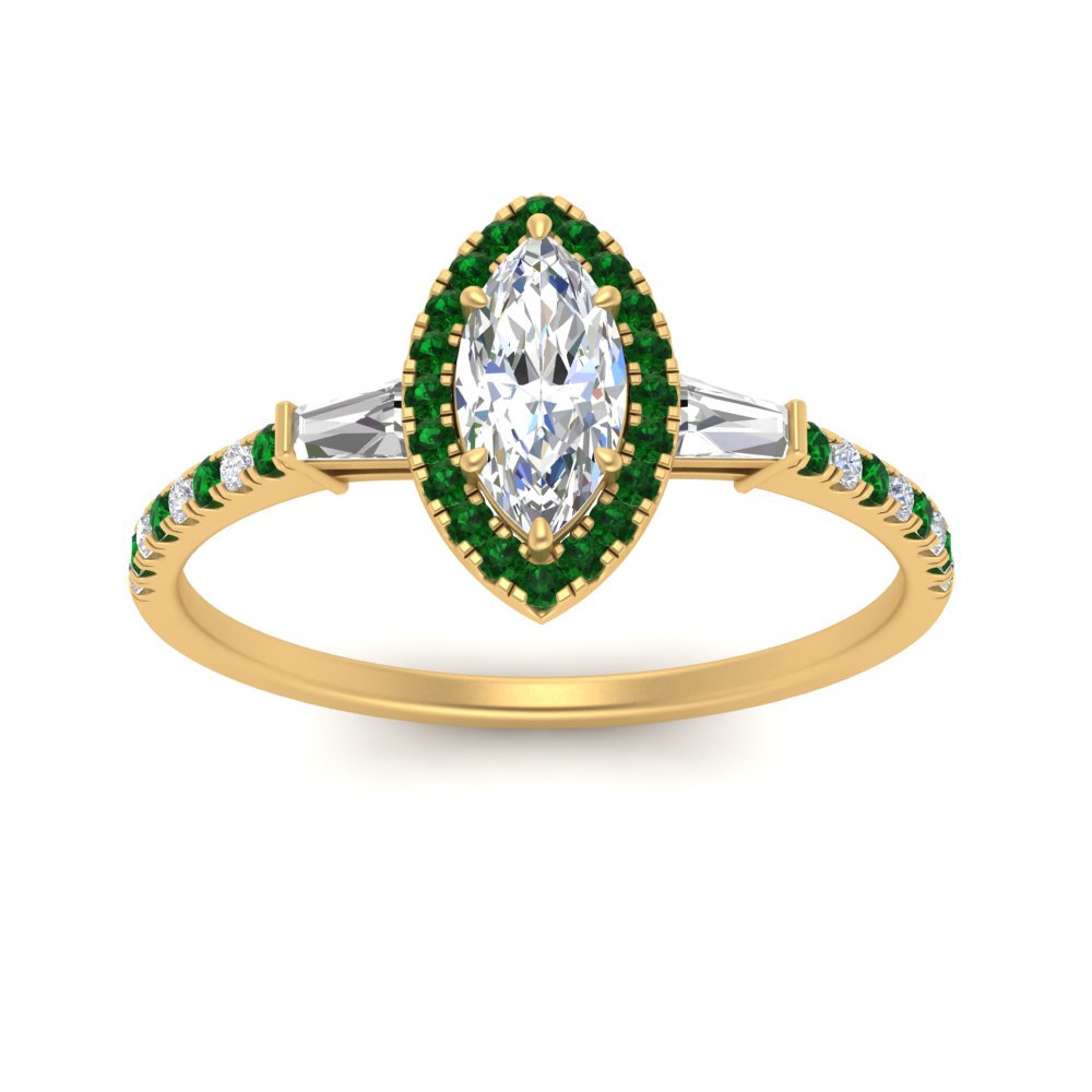 baguette-marquise-cut-halo-accented-emerald-engagement-ring-in-yellow-gold-FD10047MQRGEMGRANGLE5-NL-YG