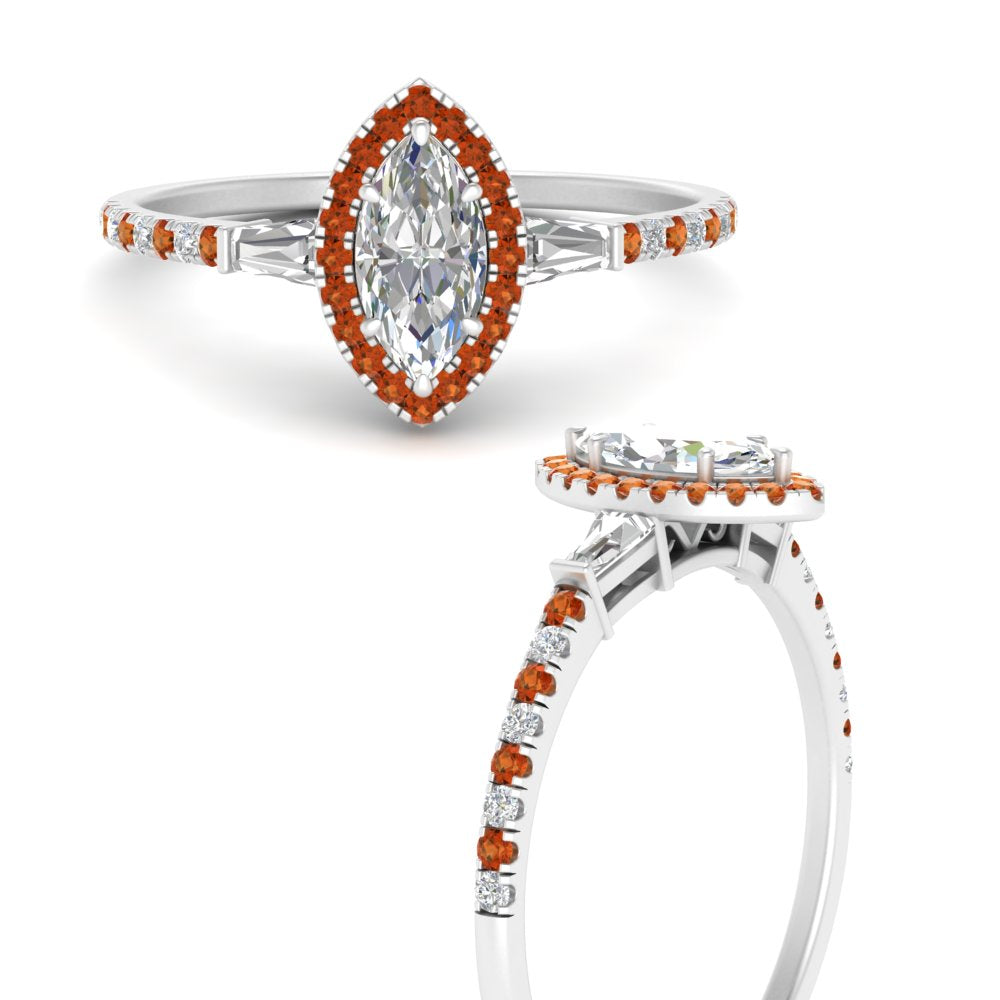 baguette-marquise-cut-halo-accented-orange-sapphire-engagement-ring-in-white-gold-FD10047MQRGSAORANGLE3-NL-WG