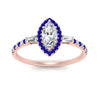 Load image into Gallery viewer, baguette-marquise-cut-halo-accented-sapphire-engagement-ring-in-rose-gold-FD10047MQRGSABLANGLE5-NL-RG_8c9d6248-8a03-442c-b7aa-d540668fa647