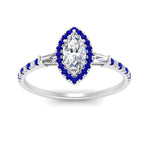 Load image into Gallery viewer, baguette-marquise-cut-halo-accented-sapphire-engagement-ring-in-white-gold-FD10047MQRGSABLANGLE5-NL-WG_0384e657-93c5-449f-831a-6a2db3387942