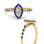 Load image into Gallery viewer, baguette-marquise-cut-halo-accented-sapphire-engagement-ring-in-yellow-gold-FD10047MQRGSABLANGLE3-NL-YG_048489ed-d41e-4ba3-b18c-12bc04189d87