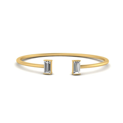 Baguette Open Delicate Stacking Ring