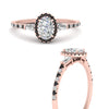 Load image into Gallery viewer, baguette-oval-shaped-halo-accented-black-diamond-engagement-ring-in-rose-gold-FD10047OVRGBLACKANGLE3-NL-RG_d54f9b6e-1824-478b-aecb-e9a55bb5715d