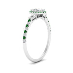 Load image into Gallery viewer, baguette-oval-shaped-halo-accented-emerald-engagement-ring-in-white-gold-FD10047OVRGEMGRANGLE2-NL-WG