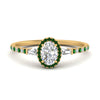 Load image into Gallery viewer, baguette-oval-shaped-halo-accented-emerald-engagement-ring-in-yellow-gold-FD10047OVRGEMGR-NL-YG