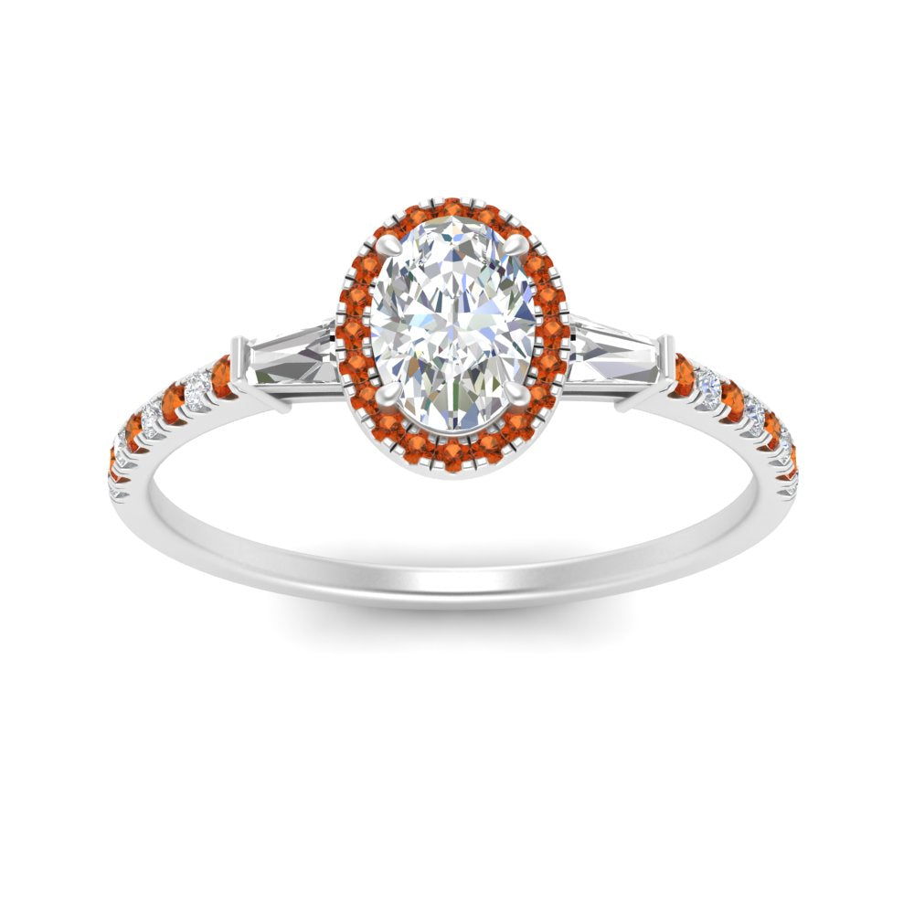 baguette-oval-shaped-halo-accented-orange-sapphire-engagement-ring-in-white-gold-FD10047OVRGSAORANGLE5-NL-WG