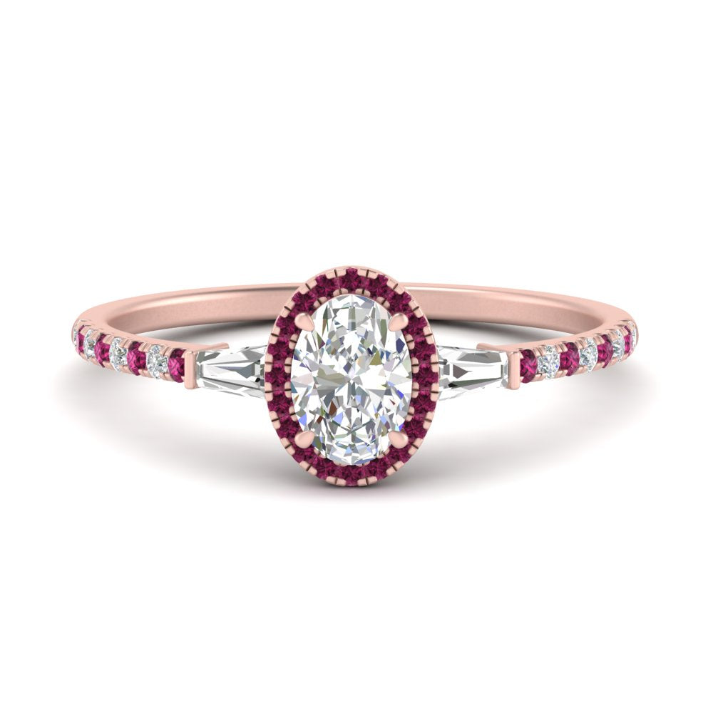 baguette-oval-shaped-halo-accented-pink-sapphire-engagement-ring-in-rose-gold-FD10047OVRGSADRPI-NL-RG